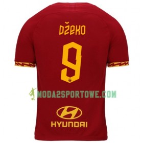 Koszulka AS Roma Dzeko 9 Domowe Stroje Piłkarskie 2019/20 Krótki Rękaw